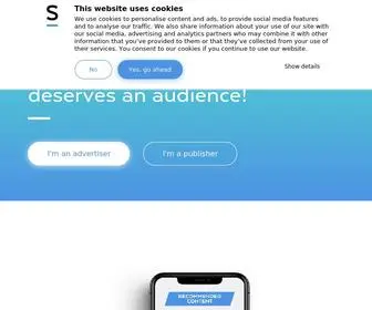 Strossle.com(Native Advertising Platform of the year) Screenshot