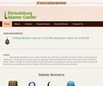 Stroudsburgislamiccenter.com(Islamic) Screenshot