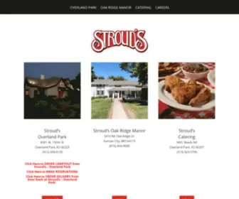 Stroudsrestaurant.com(Strouds Restaurant) Screenshot