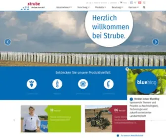 Strube.net(Bestes Saatgut für Ihr Feld) Screenshot