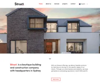 Struct.net.au(Top Commercial and Residential Construction Companies in Sydney) Screenshot