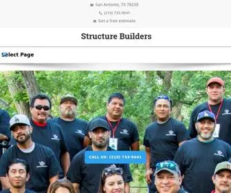 Structurebuilderstx.com(Structure Builders) Screenshot