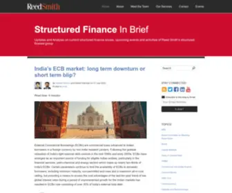 Structuredfinanceinbrief.com(Structured Finance in Brief) Screenshot