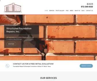 Structuredfoundation.com(Structured Foundation Repairs) Screenshot