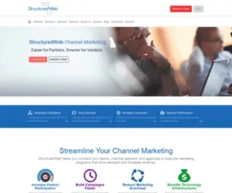 Structuredweb.com(Channel Marketing Software) Screenshot
