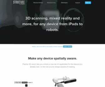 Structure.io(The world's leading healthcare 3D scanning platform) Screenshot