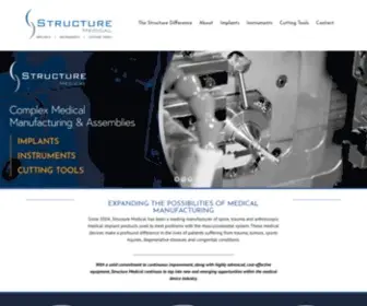 Structuremedical.com(Structure Medical) Screenshot