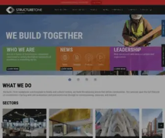 Structuretone.com(STO Building Group) Screenshot