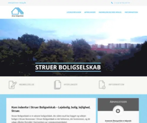 Struer-Bolig.dk(Struer Boligselskab) Screenshot