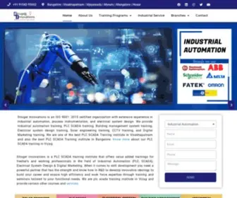 Strugerinnovations.in(PLC SCADA Training Institute) Screenshot