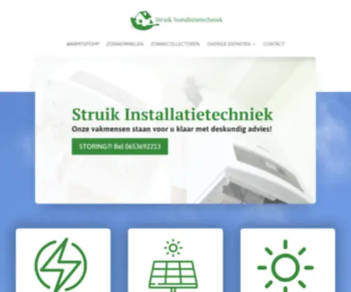 Struikinstallatietechniek.nl(Struik Installatie Techniek) Screenshot
