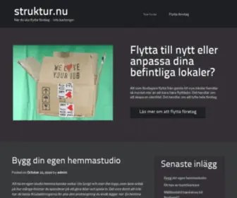 Struktur.nu(När du ska flytta företag) Screenshot