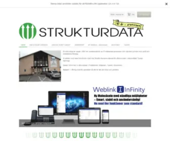 Strukturdata.se(Strukturdata i Stockholm AB) Screenshot
