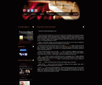 Strumpatterns.com(Rhythm patterns for strumming the guitar) Screenshot