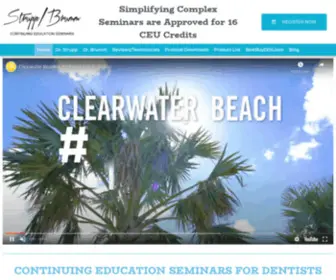 Struppbrummseminars.com(CONTINUING EDUCATION SEMINARS FOR DENTISTS 2023) Screenshot