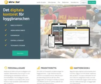 StruqTur.se(Projektverktyget för dig i byggbranschen) Screenshot