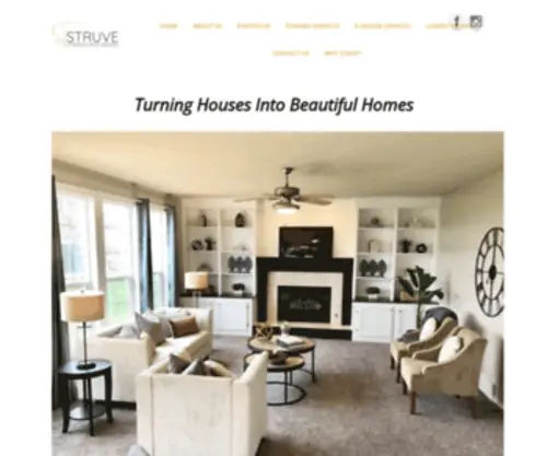 Struvestaginganddesign.com(Home staging in Iowa City) Screenshot