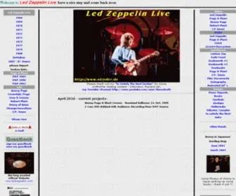 STRyder.de(Led Zeppelin) Screenshot