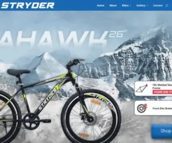 STRyderbikes.com(Best Bicycle Brands In India) Screenshot