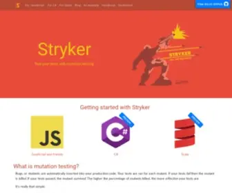 STRyker-Mutator.io(Stryker Mutator) Screenshot
