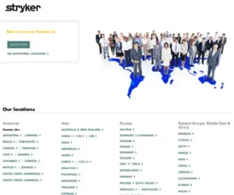 STRyker.com(International) Screenshot