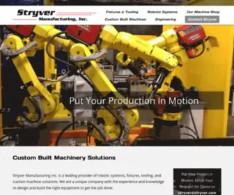 STRyver.com(Stryver Manufacturing Inc) Screenshot