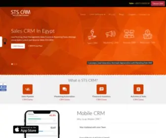 STS-CRM.com(STS one of the best IT companies in CRM software in Egypt. STS CRM) Screenshot