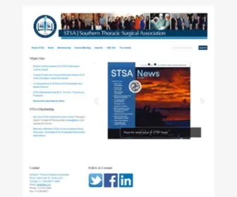 Stsa.org(The Southern Thoracic Surgical Association) Screenshot