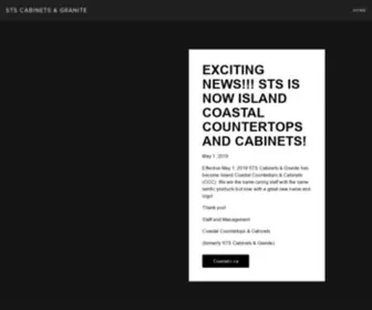 STSCG.ca(STS Cabinets & Granite) Screenshot