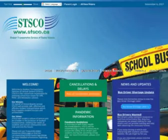 STsco.ca(Student Transportation Services of Central Ontario) Screenshot