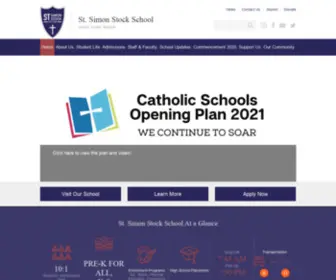 Stsimonstockschool.org(St. Simon Stock) Screenshot