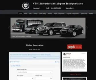 STslimousine-ATL.com(STS Limousine) Screenshot