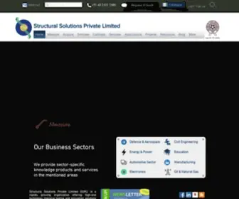 Stsols.com(Structural Solutions Pvt Ltd) Screenshot