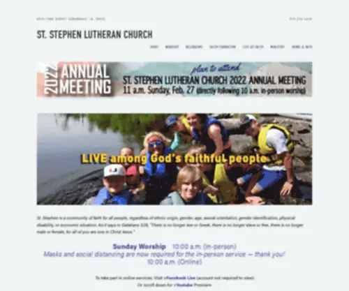 STstephenlutheran.org(Stephen Lutheran Church) Screenshot