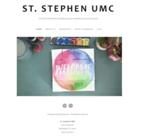 STstephenumctx.org(St Stephen UMC) Screenshot