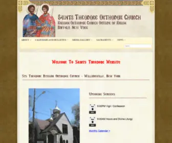 STStheodore.org(Saints Theodore Orthodox Church) Screenshot