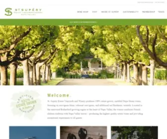 Stsupery.com(Napa valley winery) Screenshot