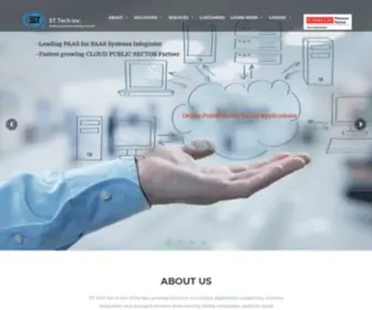 Sttechinc.com(We delivers the brodast selection of oracle cloud solutions like) Screenshot