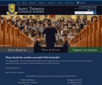 STtheresacatholicschool.org(A Classical Catholic School) Screenshot