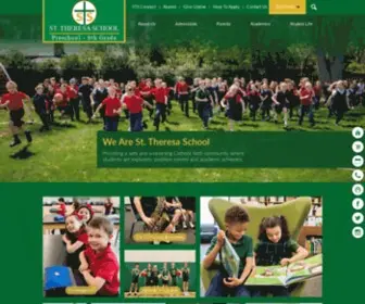 STtheresaschool.com(St Theresa School is a Catholic School that serves Preschool) Screenshot