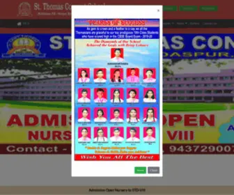 STthomascsbls.org.in(ST. Thomas Convent School) Screenshot