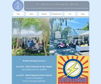 STthomasioh.org(Episcopal) Screenshot