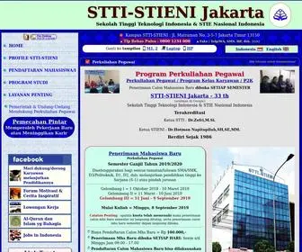 Stti.web.id(Perkuliahan Pegawai STTI) Screenshot