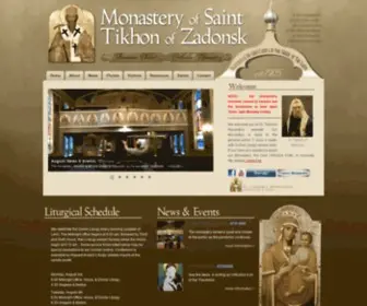 Sttikhonsmonastery.org(The Monastery of St) Screenshot