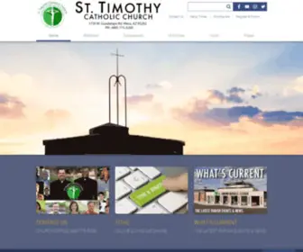 Sttimothymesa.org(Timothy Catholic Church) Screenshot