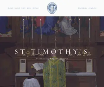 Sttimothysws.org(Timothy's Episcopal Church) Screenshot