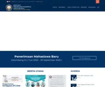 STtnas.ac.id(Institut Teknologi Nasional Yogyakarta) Screenshot