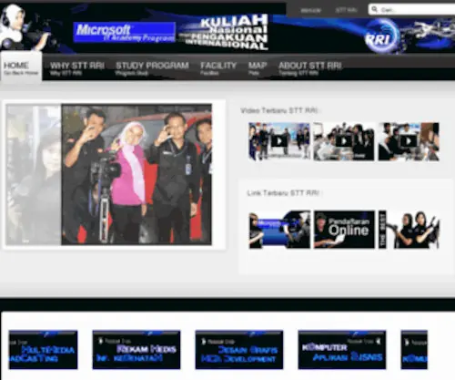 STTrri.ac.id(Sekolah Tinggi Teknik) Screenshot