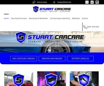 Stuartcarcare.nl(Voor een schone en krasvrije auto kunt u kiezen uit diverse wasprogramma) Screenshot