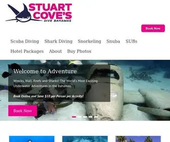 Stuartcove.com(Stuart Cove's Dive Bahamas) Screenshot
